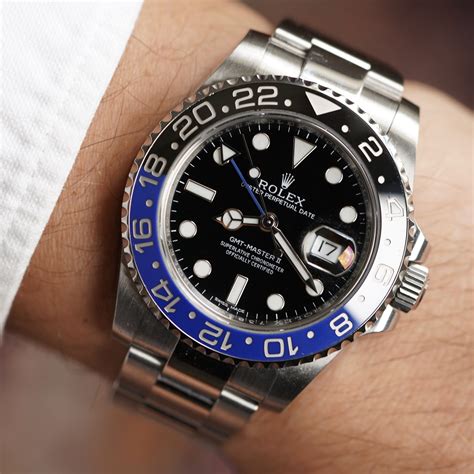 corona aperta rolex gmt master 2 batman